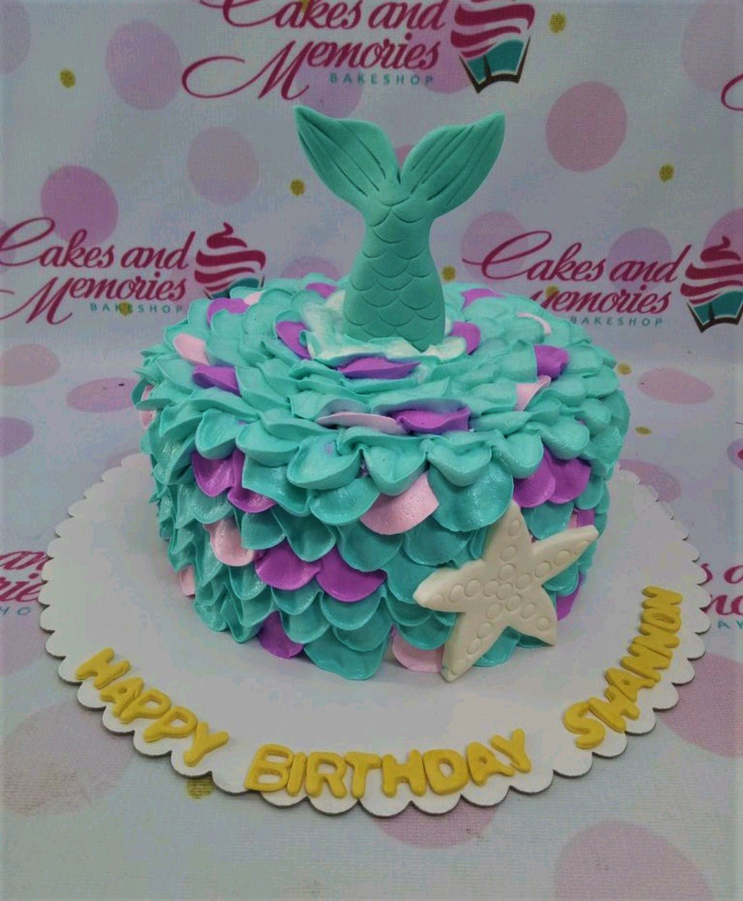 Mermaid Cake - 1122 – Cakes and Memories Bakeshop