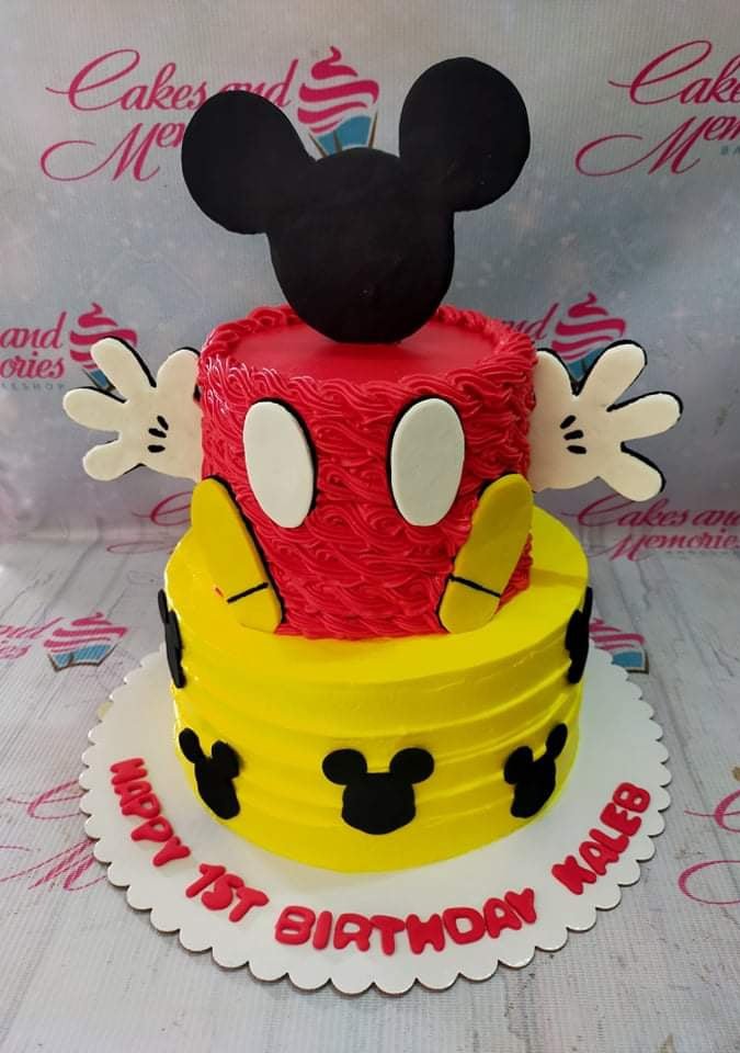 Mickey Mouse Cake - 2205 – Cakes and Memories Bakeshop