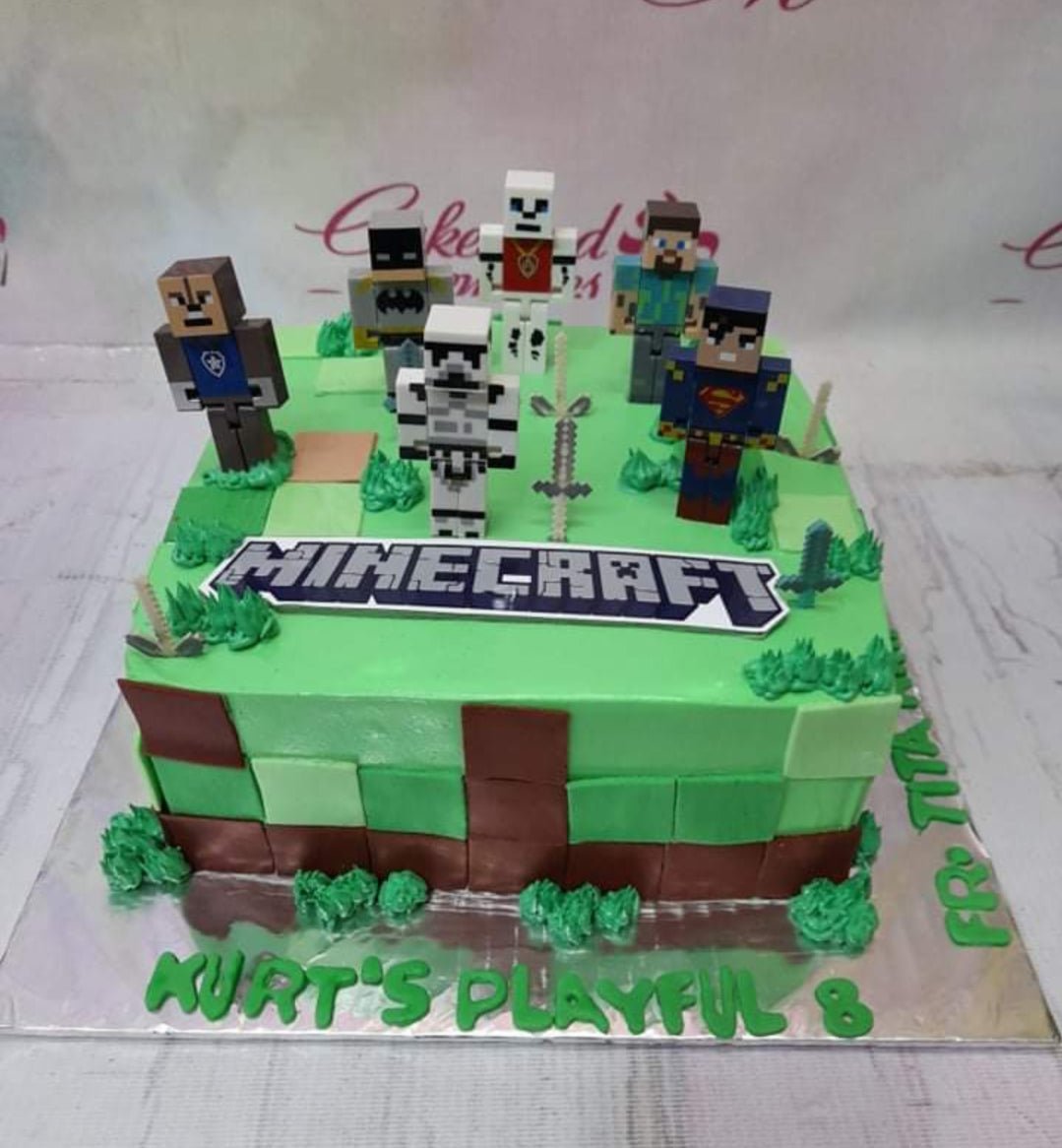 Minecraft Cake - 5303 – Cakes and Memories Bakeshop