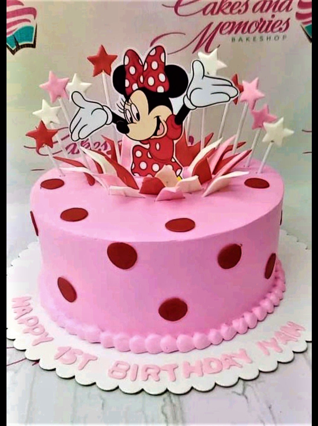 Minnie Mouse Cake - 1120 – Cakes and Memories Bakeshop