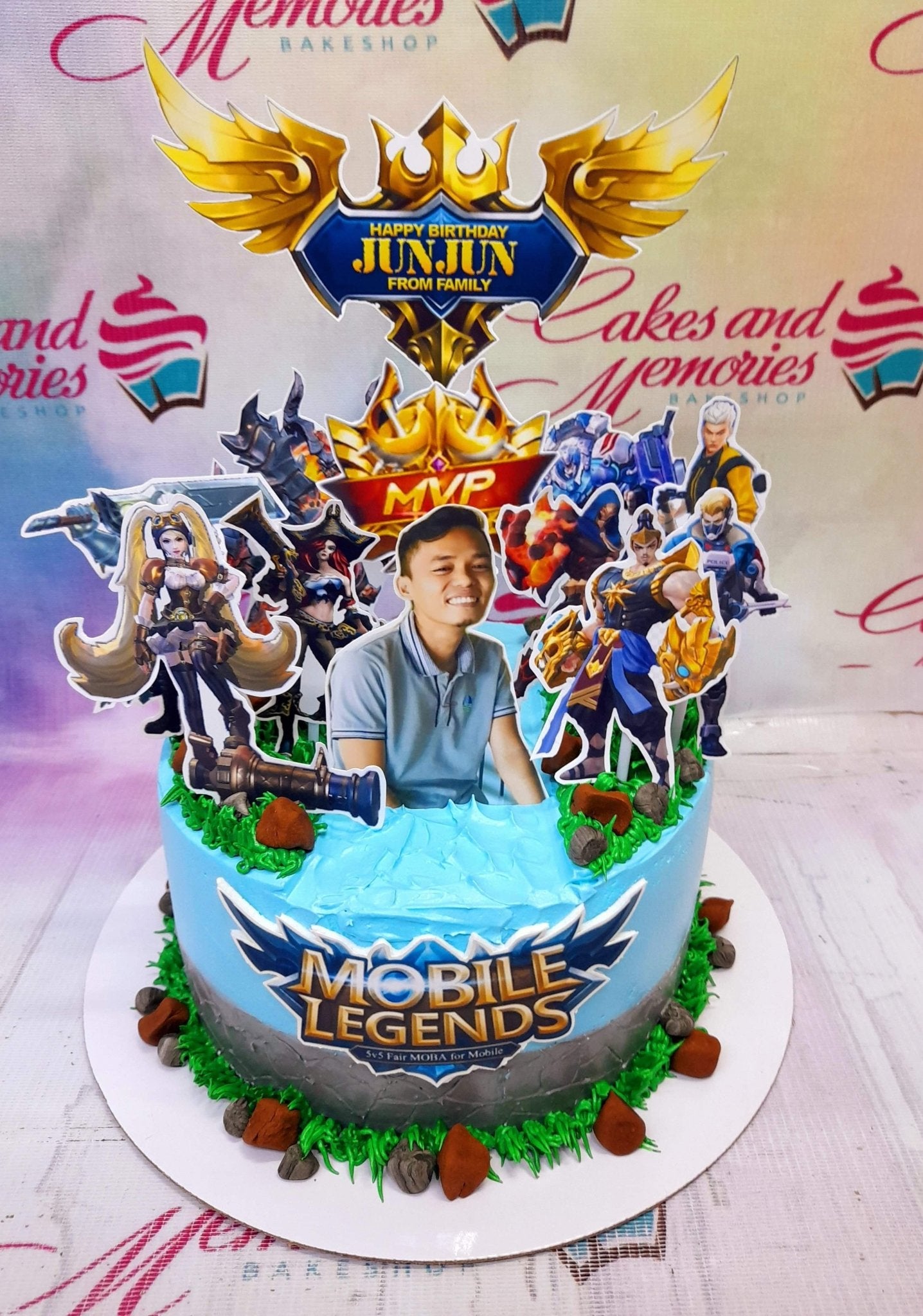 Mobile legends cake | Cake design, Themed cakes, Cake designs