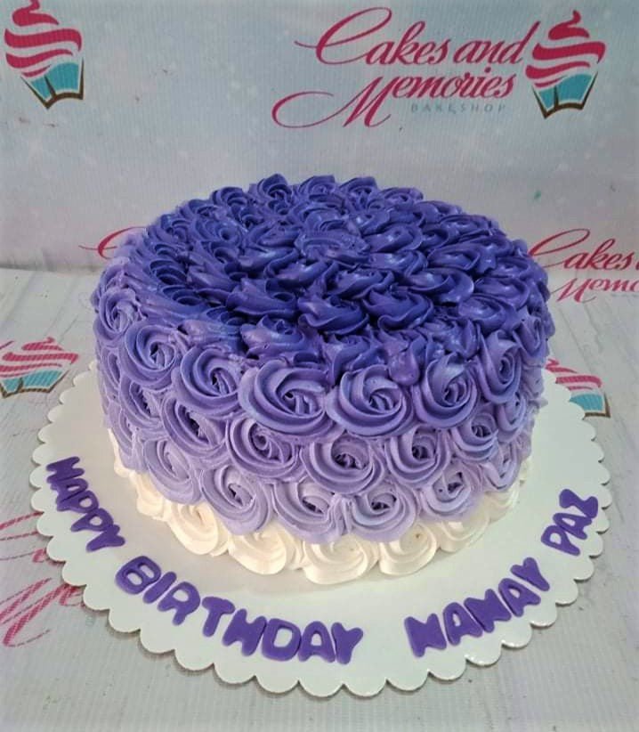 Rosettes Cake - 1103 – Cakes and Memories Bakeshop