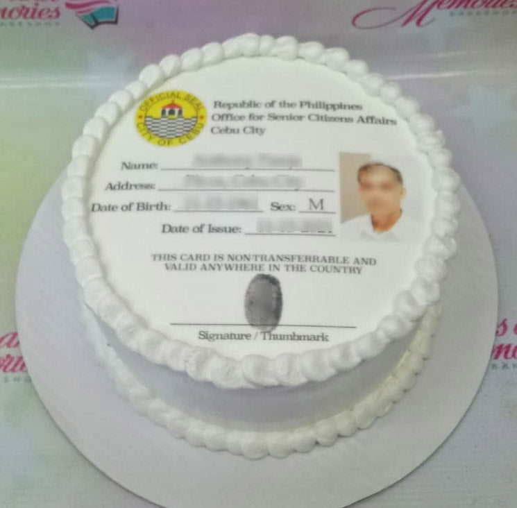 Senior Citizen Card Cake - 6401 – Cakes and Memories Bakeshop