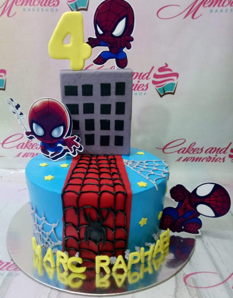 Spiderman Cake - 1102 – Cakes and Memories Bakeshop