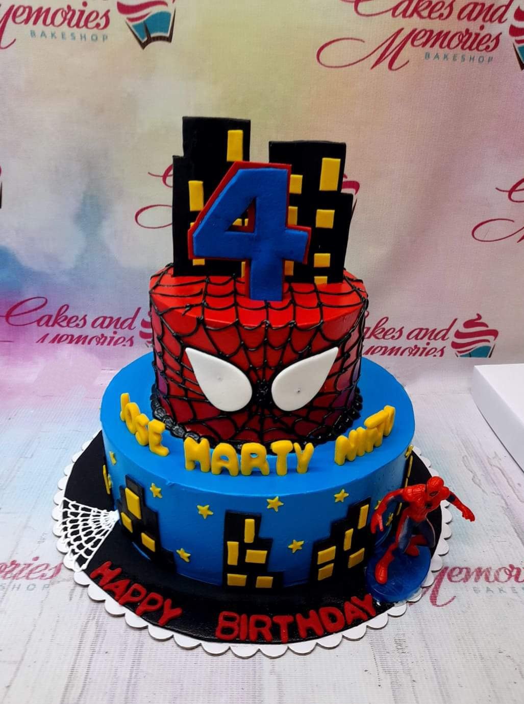 Spiderman Cake - 2206 – Cakes and Memories Bakeshop