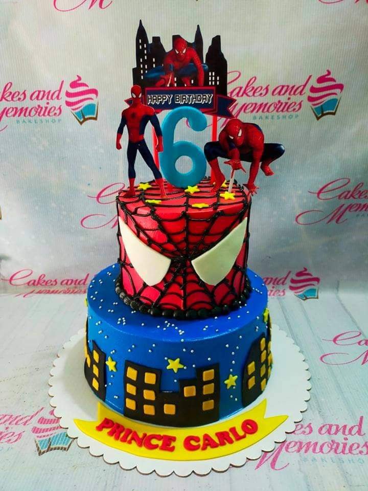 Spiderman Cake - 2209 – Cakes and Memories Bakeshop