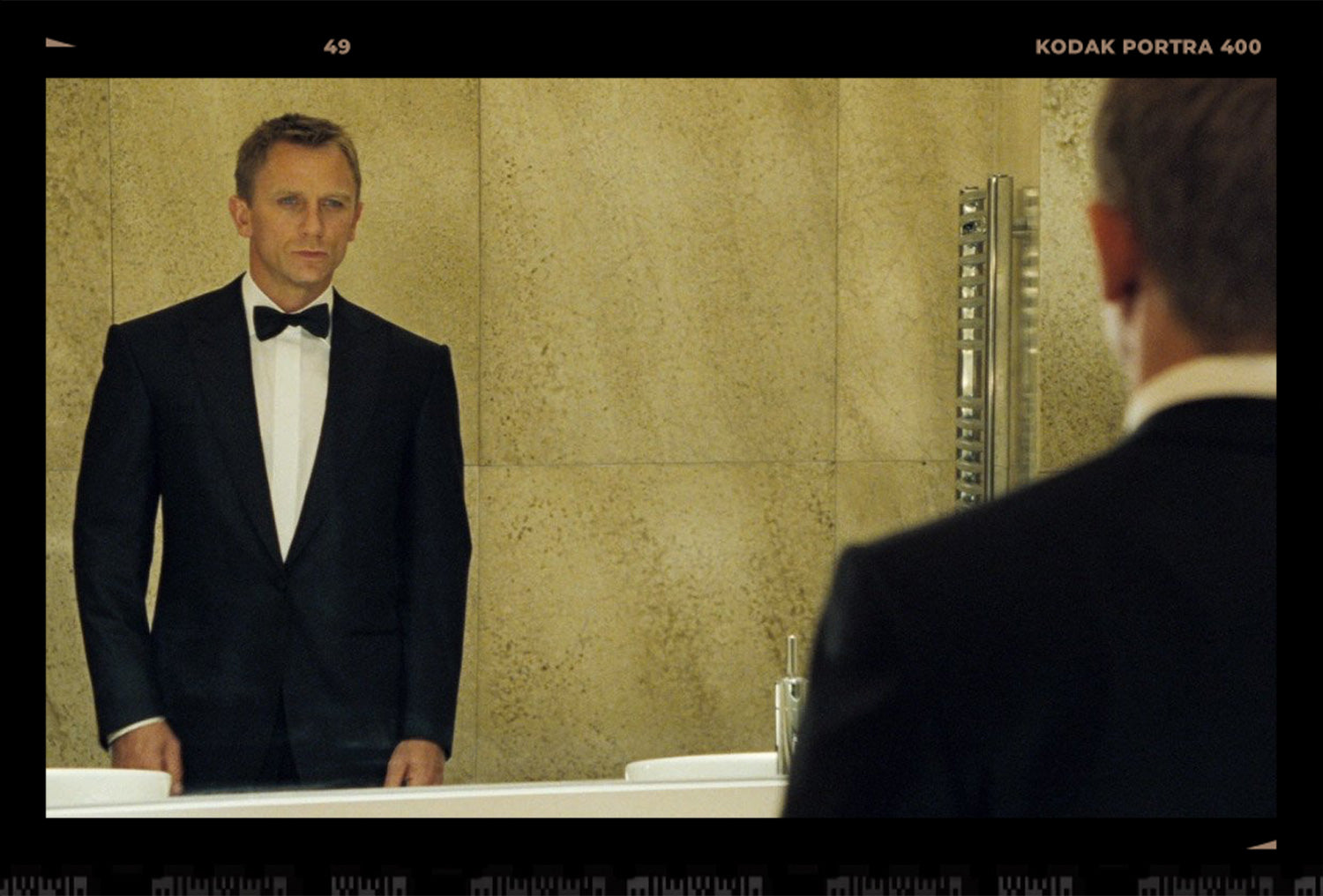Daniel Craig dons the black tux in his first outing as 007 in Casino Royale