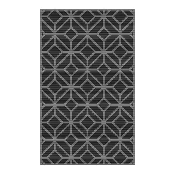 280 X 380Cm Martinas Night Silver Rug