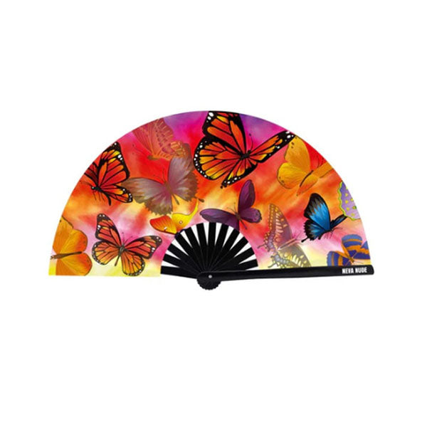 blacklight folding fan