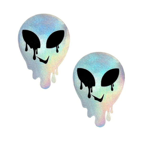 holographic melty alien pasties 2 pc
