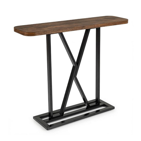 100Cm Rectangular Console Table With Metal Frame Rustic Brown JK63 CANON CLI671C CYAN INK TANK