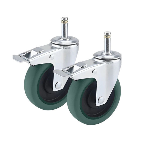 Soga 2 X 4 In Heavy Duty Polyurethane Swivel Castor Brake Wheels