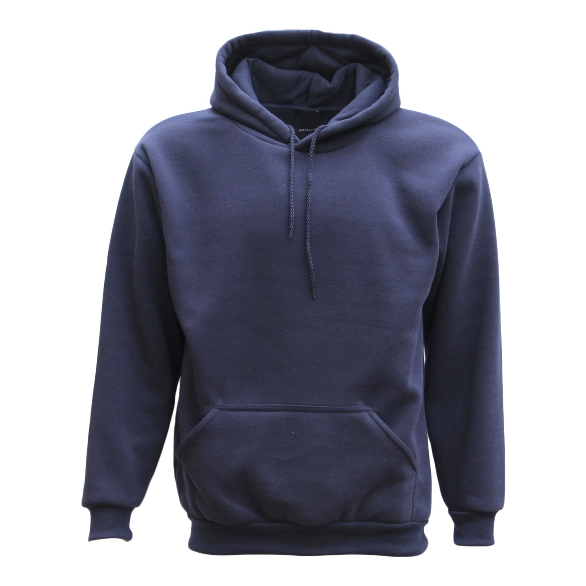 Adult Unisex Men'S Basic Plain Hoodie Pullover Sweater Sweatshirt Jumper Xs-8Xl, Navy, 3Xl