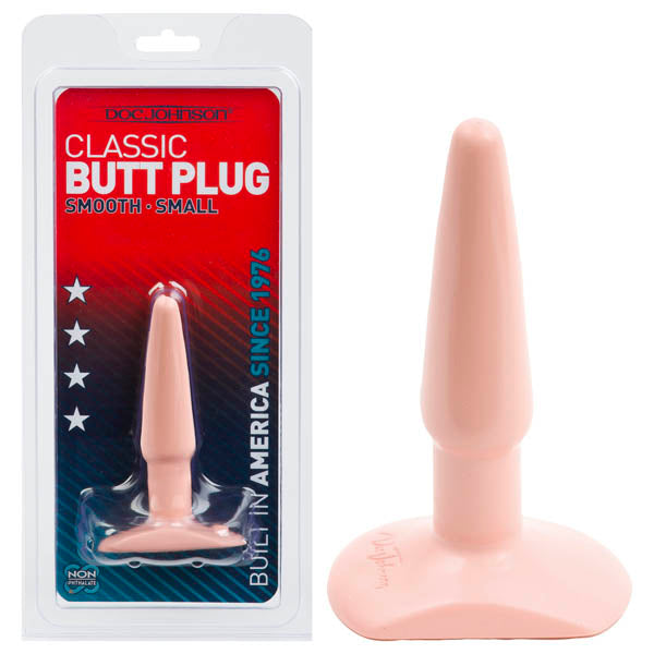 Classic Butt Plug - Flesh 11.5 cm (4.5") Small Smooth Butt Plug