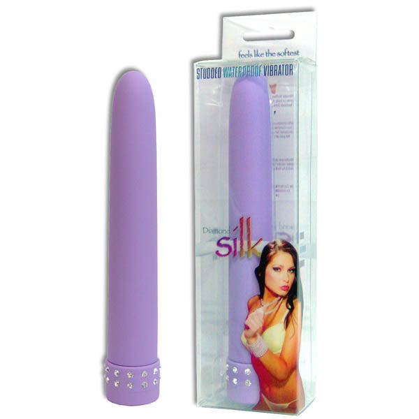 Diamond Silk - Lavender 17.75 cm (7") Vibrator