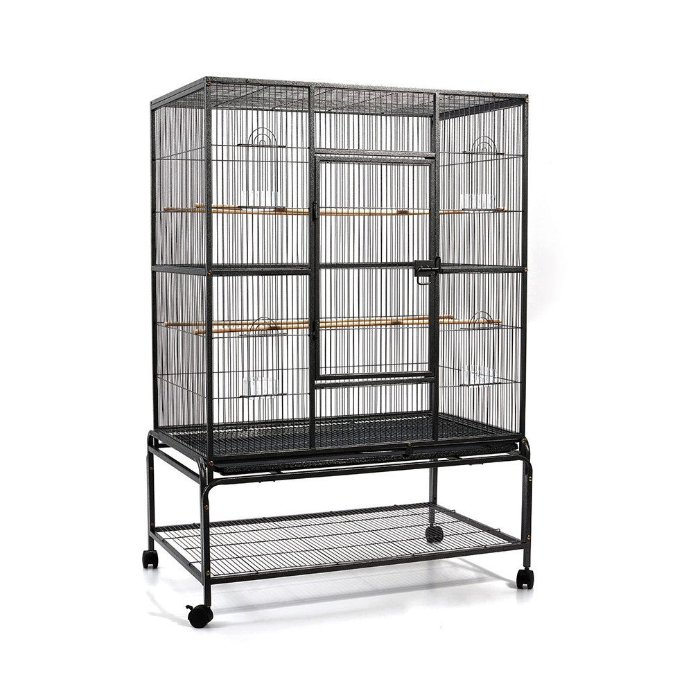 Pet Bird Cage Black Large