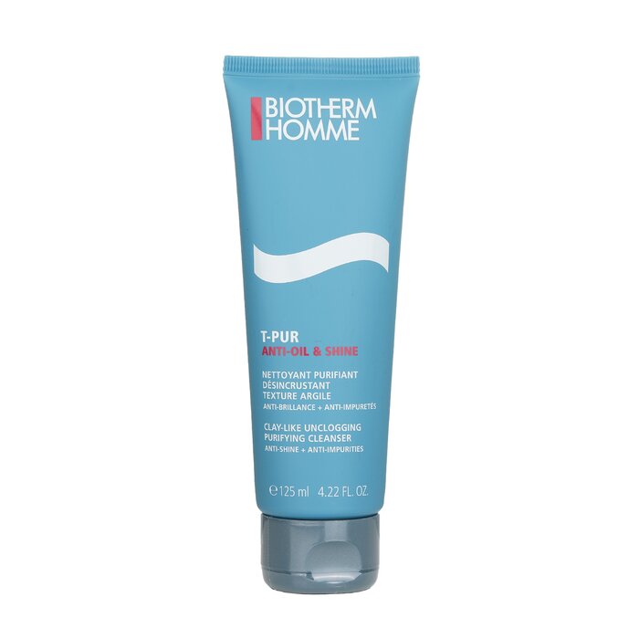 Biotherm Homme T Pur Clay Like Unclogging Purifying Cleanser 125ml