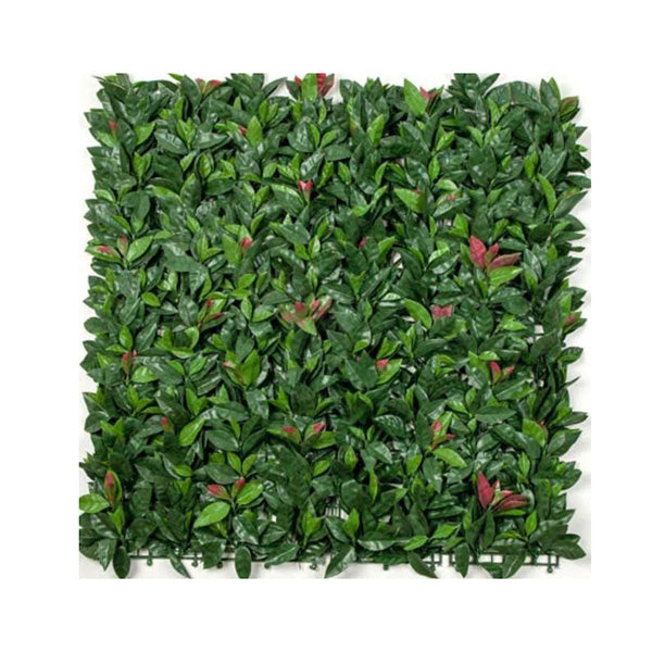 1M X 1M Photinia Red Robin Hedge Leaf Screens Panels Uv Resistant