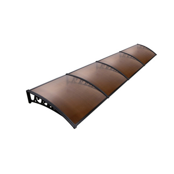 1mx4m DIY Door Canopy Brown