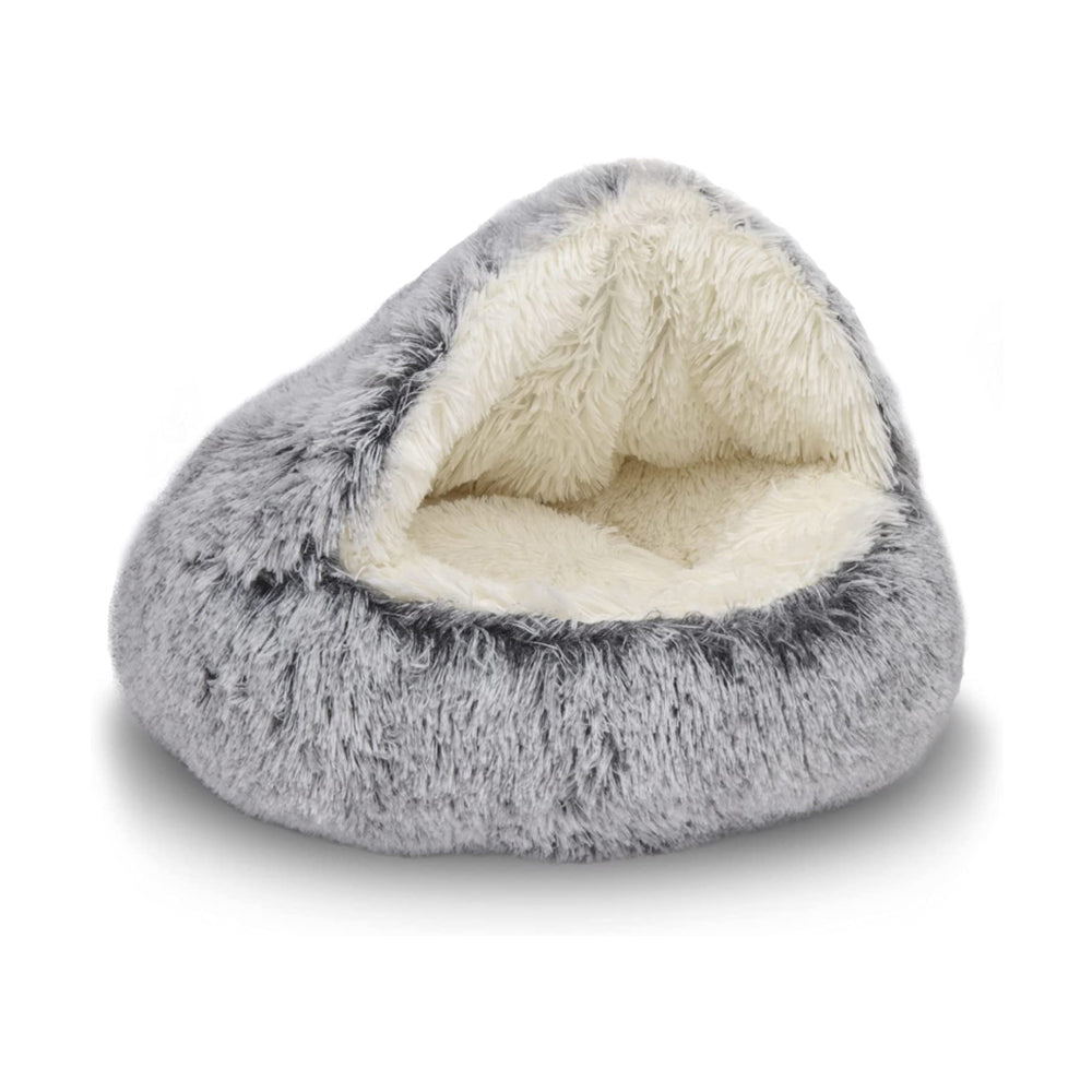 Cozy Burrowing Cave Pet Bed for Dogs and Cats