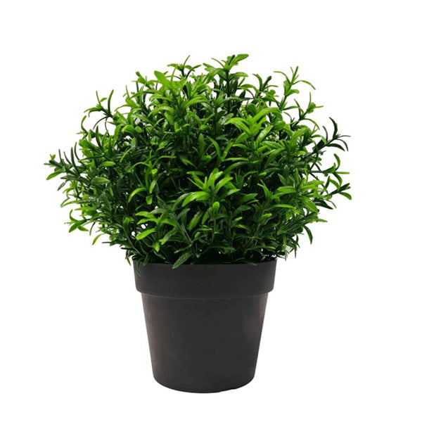 20Cm Small Potted Artificial Bright Rosemary Herb Plant