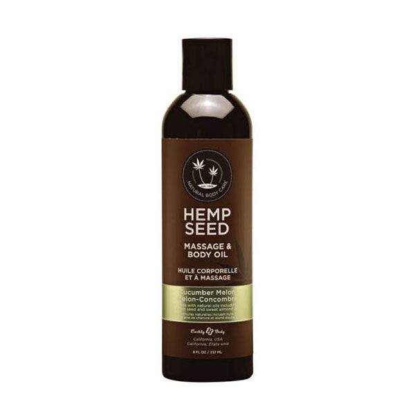 237 Ml Earthly Body Hemp Seed Massage Body Oil