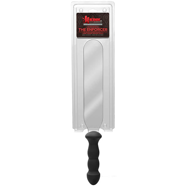 Kink The Enforcer Clear Acrylic Paddle With Silicone Handle