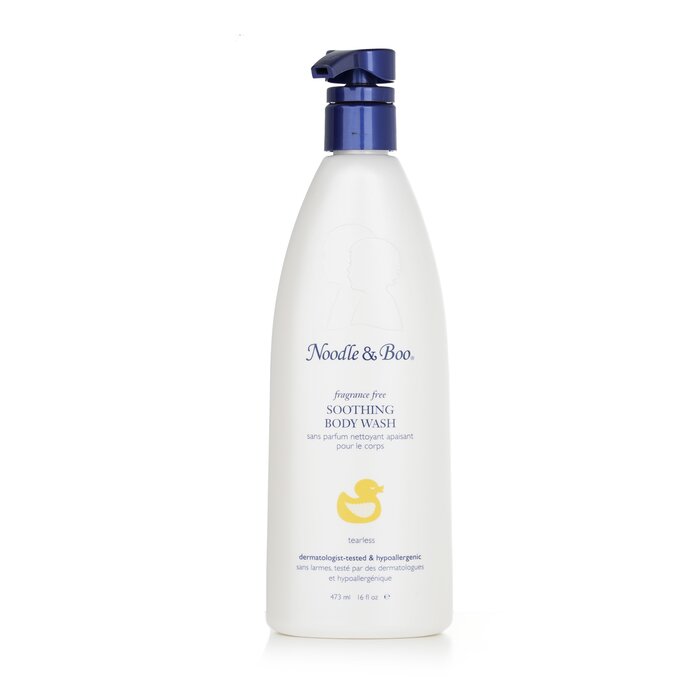 Noodle and Boo Soothing Body Wash Fragrance Free Dermatologist Tested And Hypoallergenic 473ml