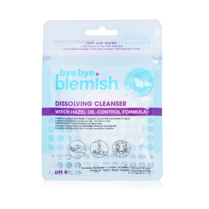 Bye Bye Blemish Dissolving Cleanser 50 sheets