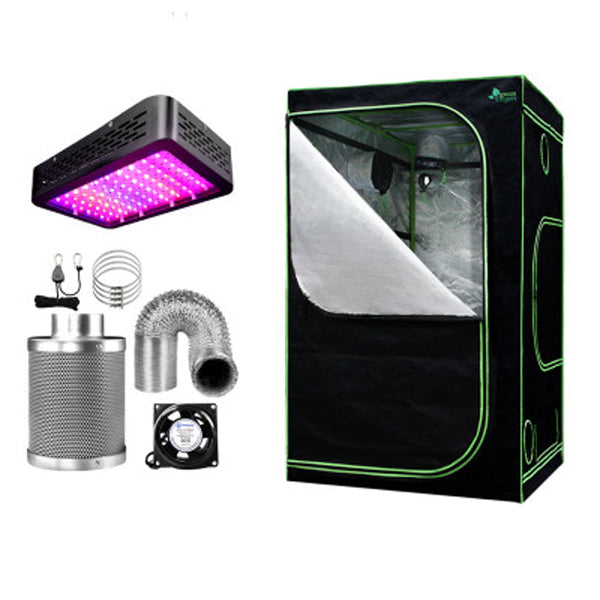 6Inches Grow Tent 1000W Led Light Ventilation