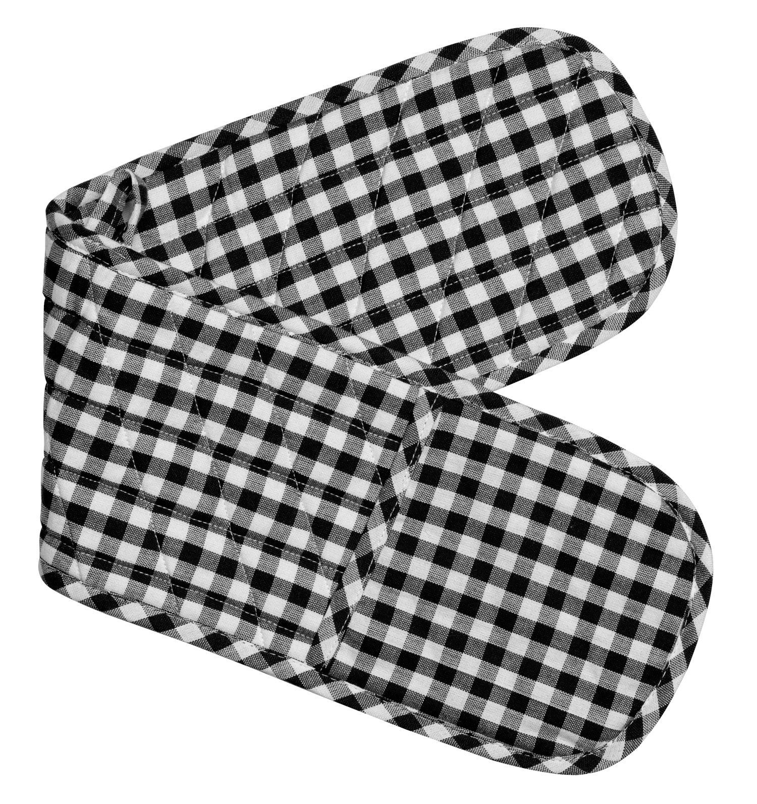 Gingham Double Mitts - Set of 4
