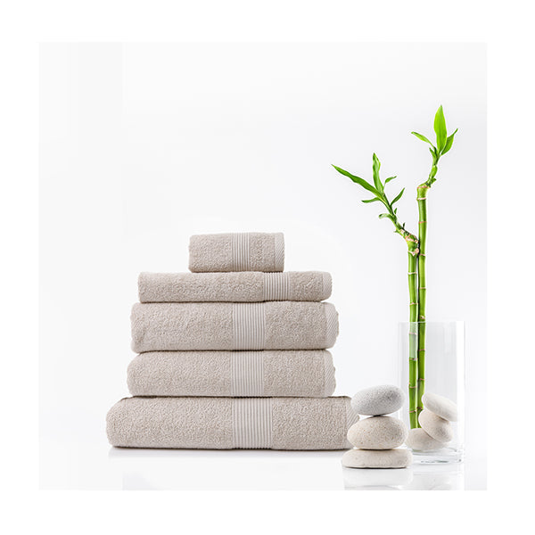 5 Pcs Cotton Bamboo Towel Set Luxurious Absorbent Plush