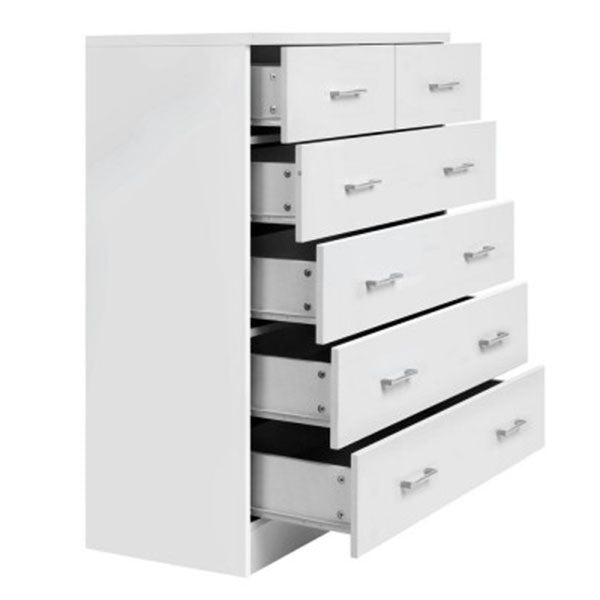 6 Drawer Tallboy Bedroom Storage