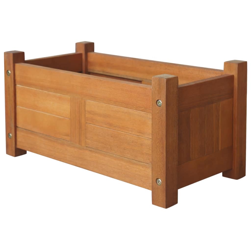 Garden Planter Acacia Wood 50 x 25 x 25 Cm