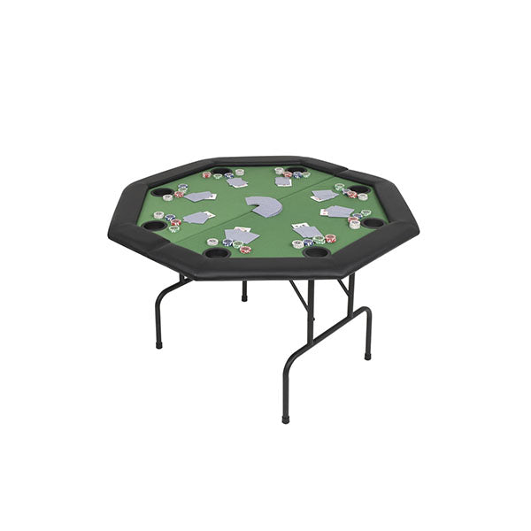 folding poker table octagon 8 player