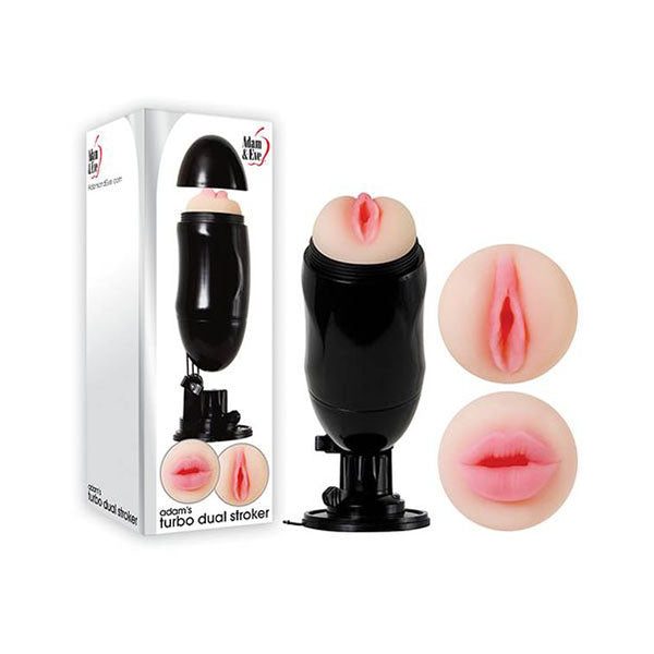 Adam And Eve Turbo Dual Stroker Double Ended Masturbator