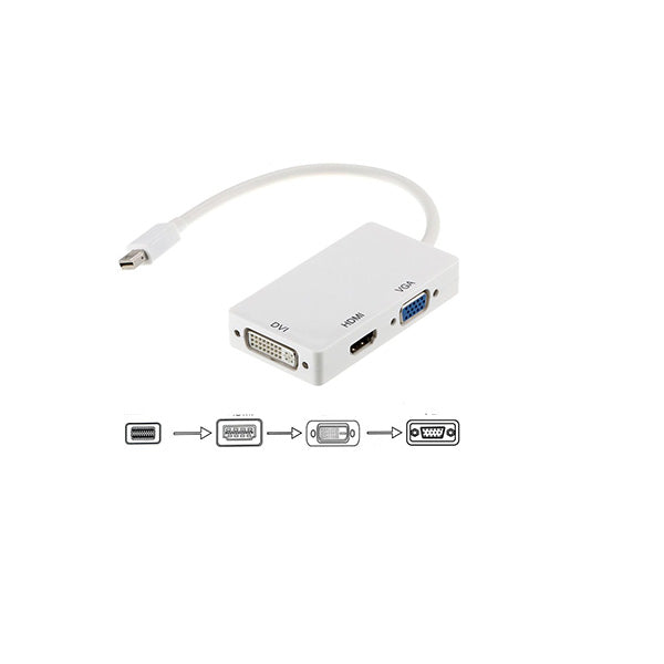 Astrotek 3 In1 Thunderbolt Mini Dp Display Adapter Cable