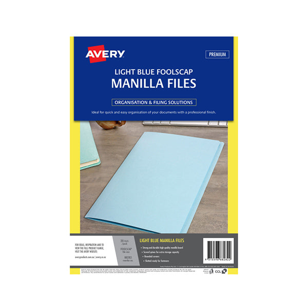 Avery Manilla Folder Foolscap Pk20