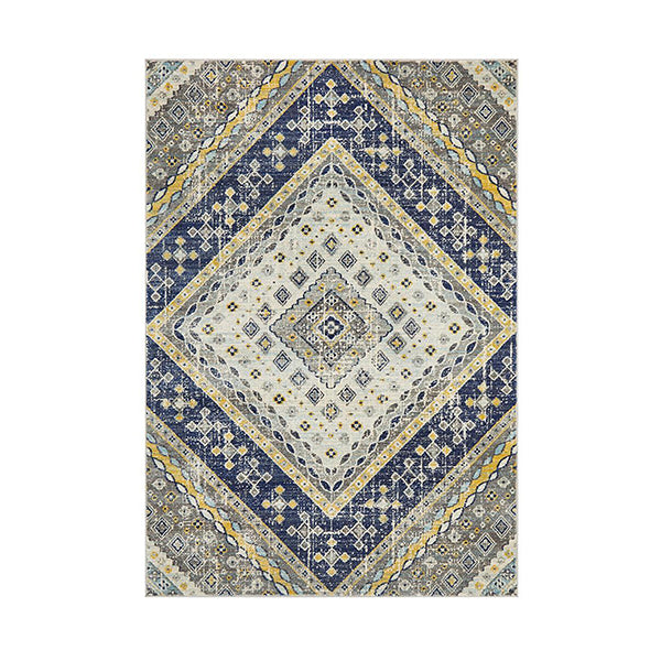 Babylon Diamond Navy Rug