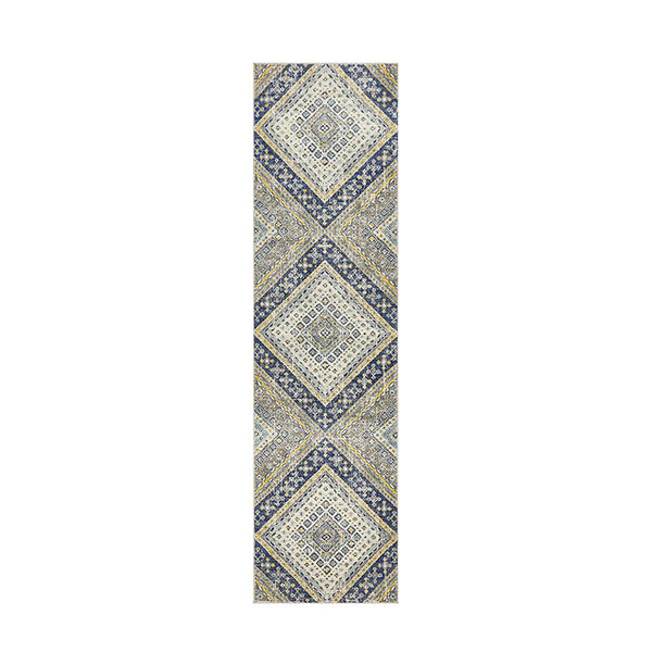 Babylon Diamond Navy Rug