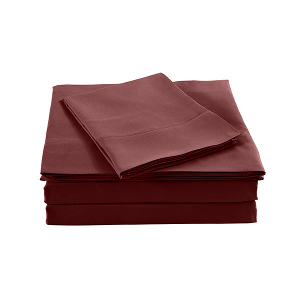 Bamboo Blended Sheet And Pillowcases Set Ultra Soft Bedding King