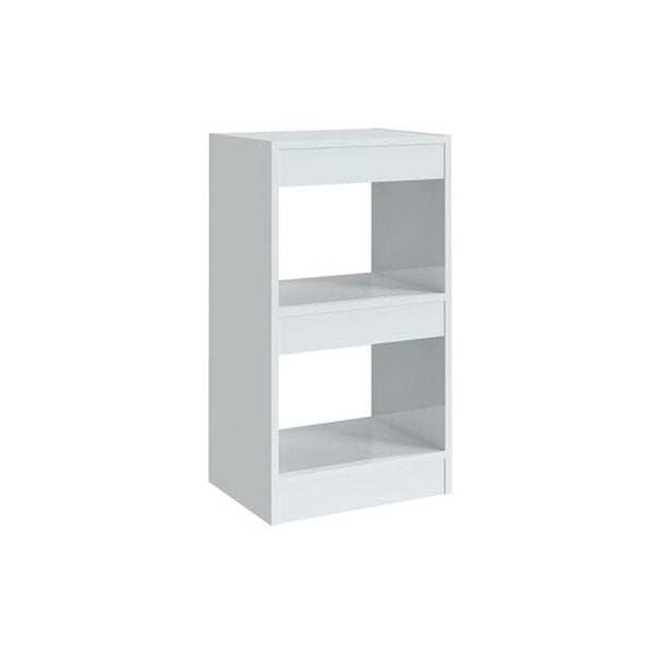 Book Cabinet Room Divider High Gloss White 40 X 30 X 72 Cm