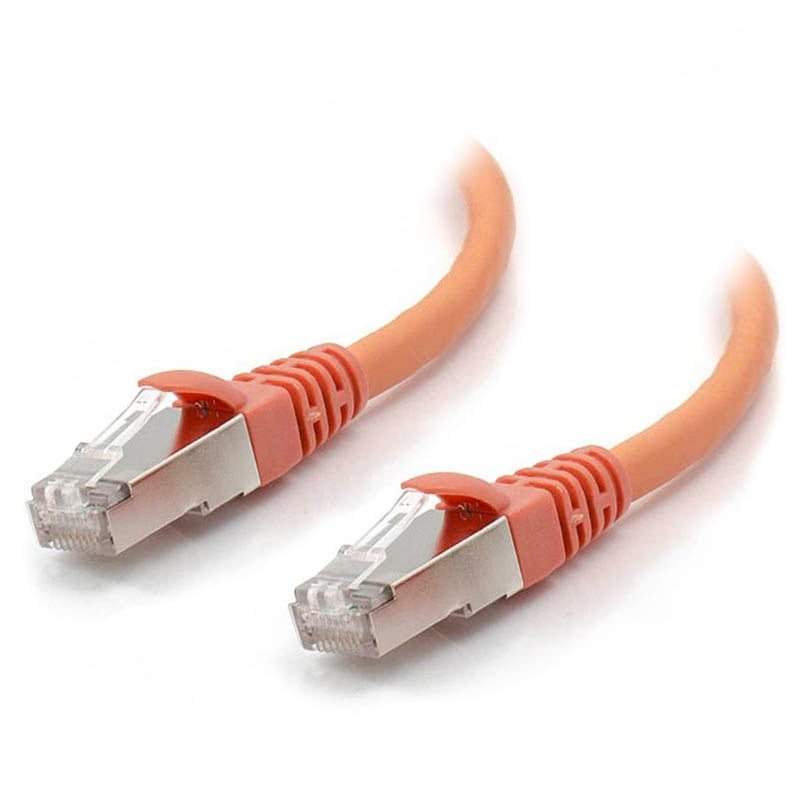 Alogic 30CM Orange 10GbE Shielded Cat6A LSZH Network Cable