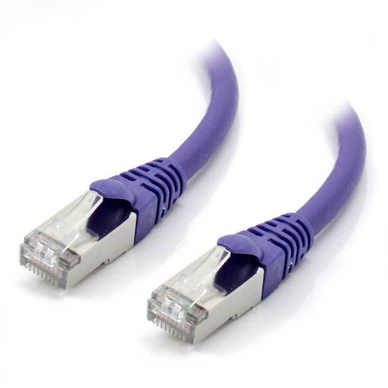 Alogic 2M Purple 10Gbe Shielded Cat6A Lszh Network Cable