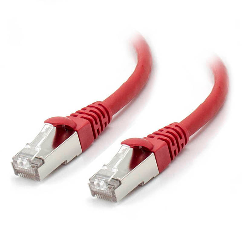 Alogic Red 10G Shielded Cat6A Lszh Network Cable