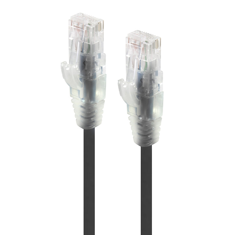 Alogic 2M Black Ultra Slim Cat6 Network Cable Utp 28Awg Series Alpha