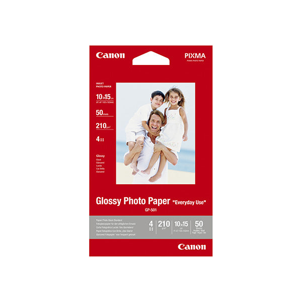 Canon 4x6 Glossy Photo Paper 50 Sheets