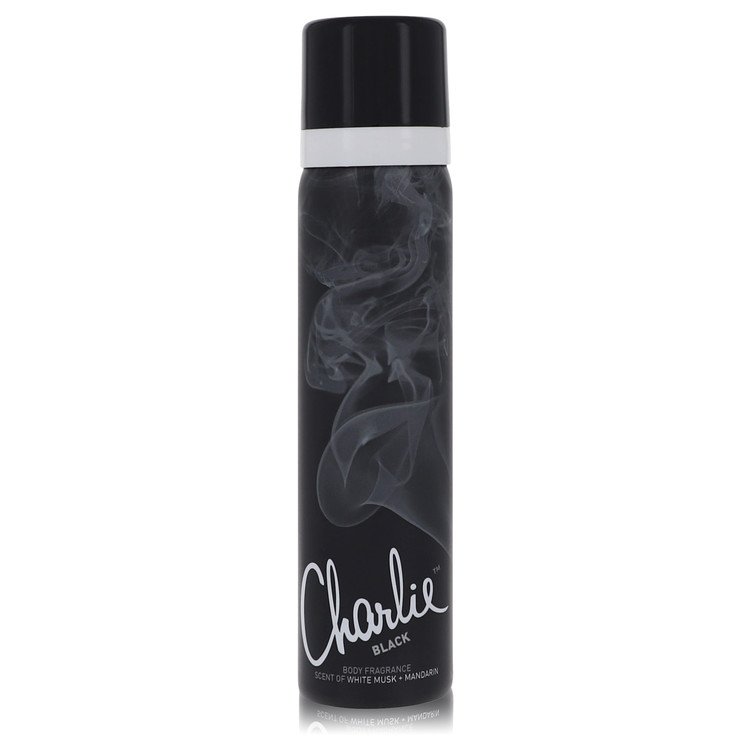 75 ml charlie black body fragrance spray by revlon for women