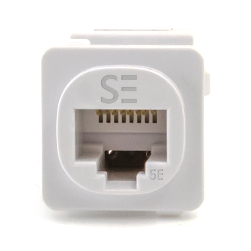 Serveredge Cat5E Utp Rj45 Australian Style Jack White Pack Of 10