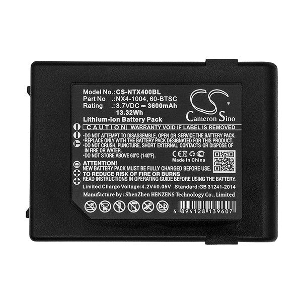 Cameron Sino Ntx400Bl Battery Replacement For Handheld Barcode Scanner